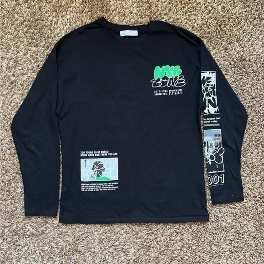 Zara Boy’s Long Sleeve T-Shirt sz 13-14